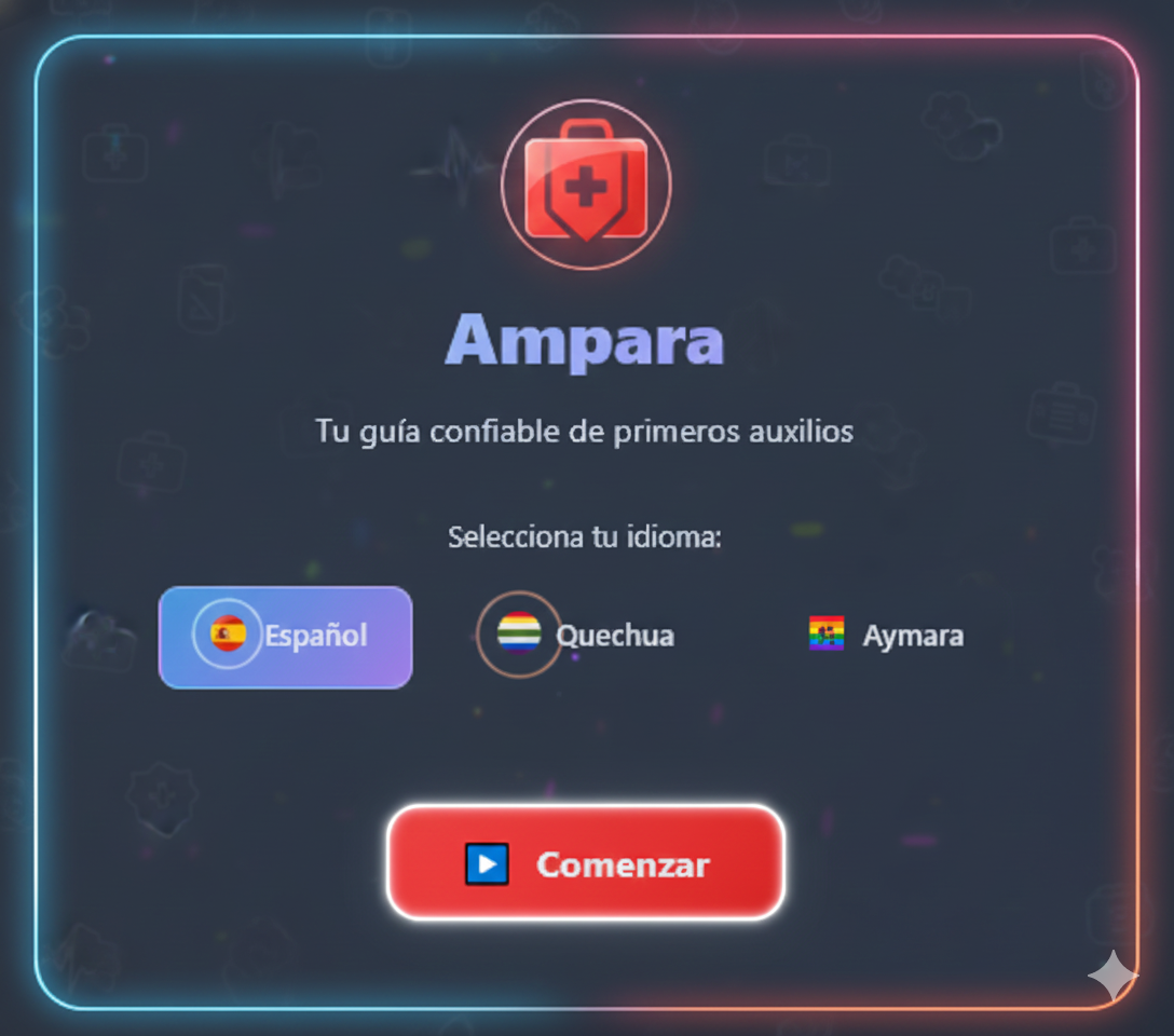 Proyecto Ampara - Vista principal