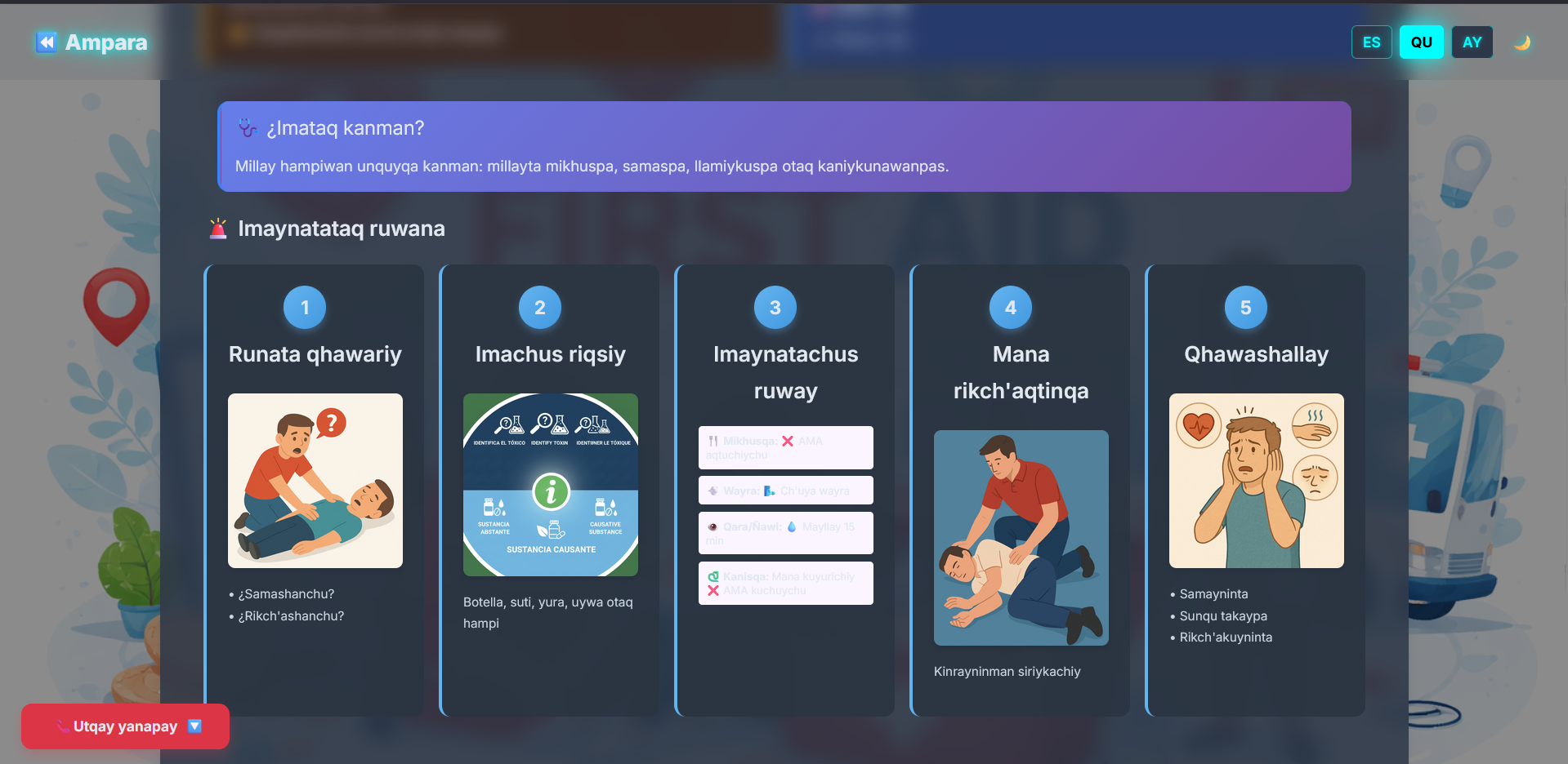 Proyecto Ampara — Idioma quechua