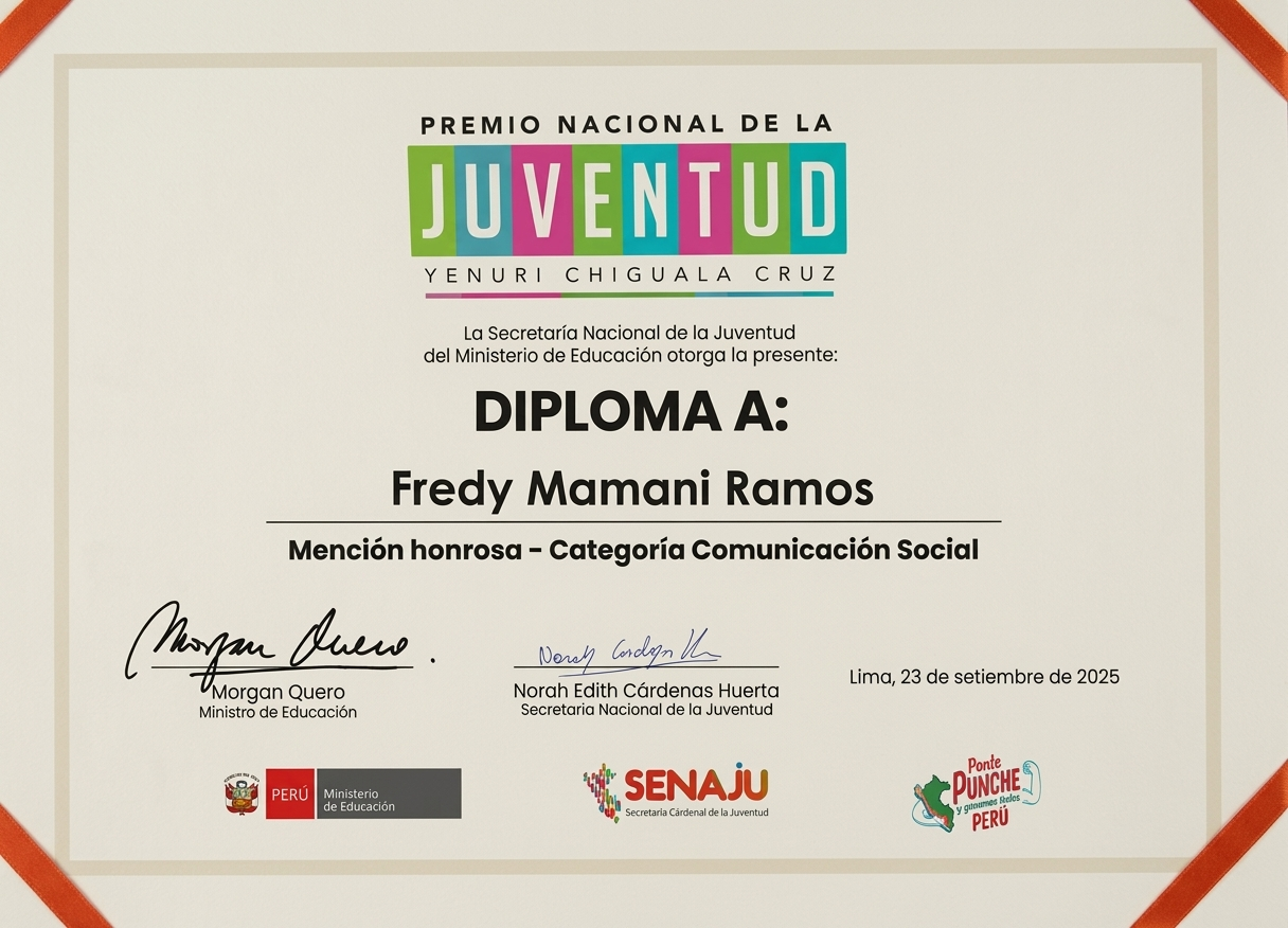 Premio Nacional de la Juventud Yenuri Chiguala Cruz 2025